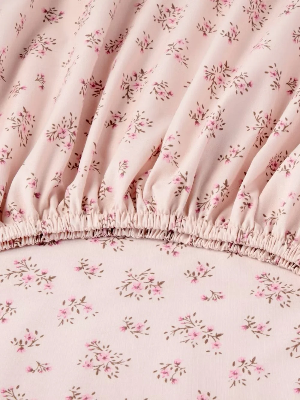 ON HAND Hollister Target Queen Cotton Percale Sheet Set Pink Floral Ditsy